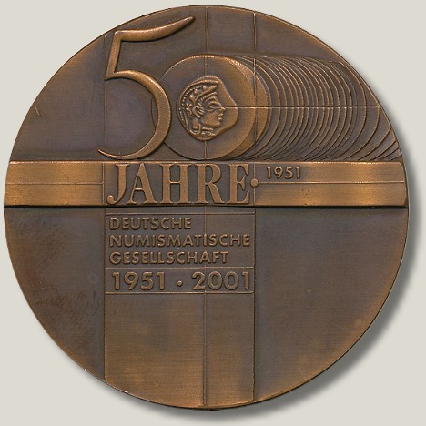 Reliefarbeit für Numismatische Gesellschaft von O. Korn